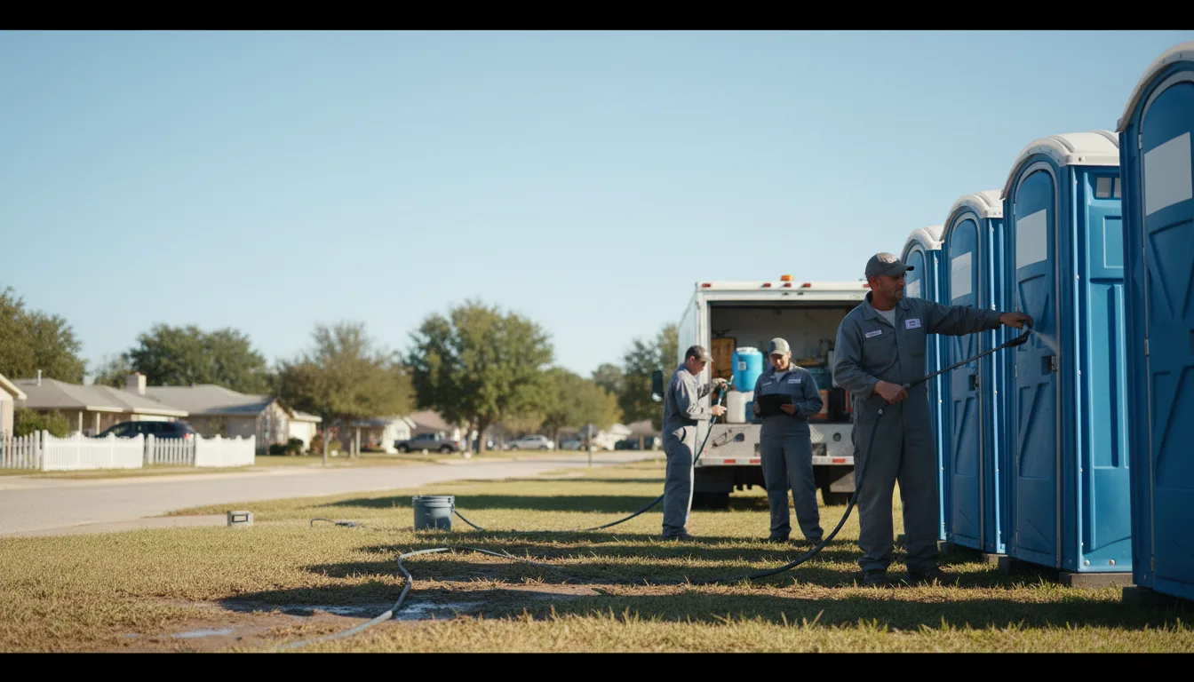 Long-Term Portable Toilet Rental in Guin, AL near me